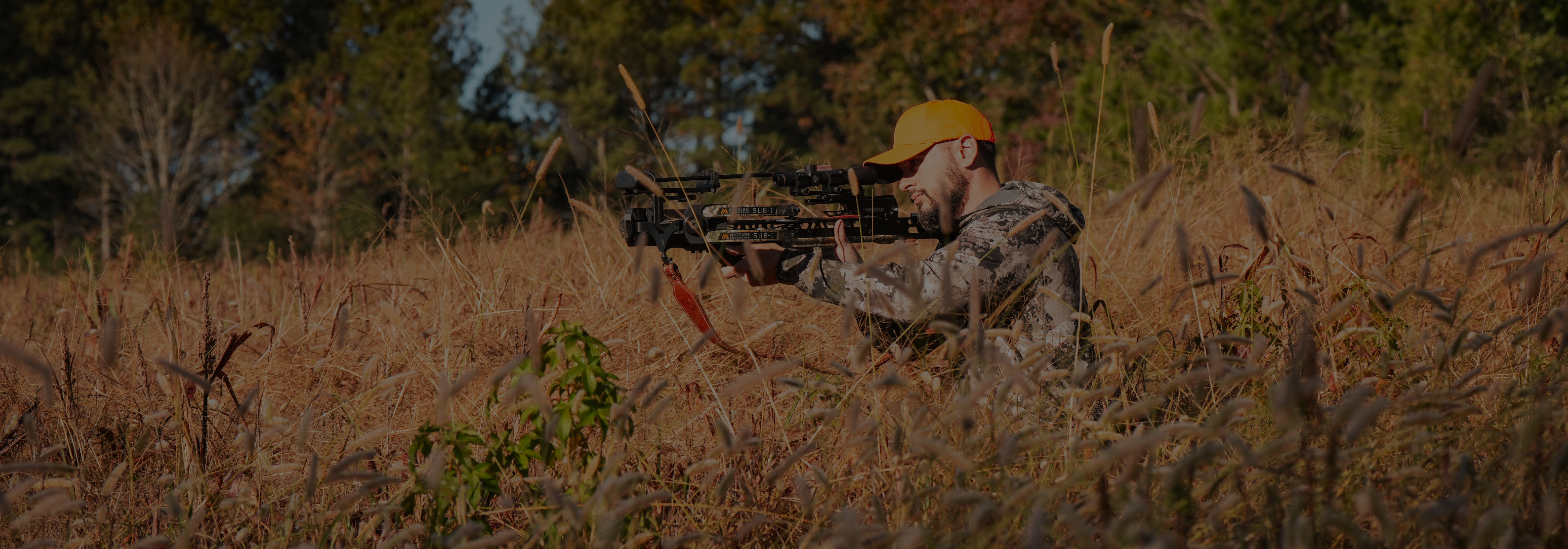 Hunter in field