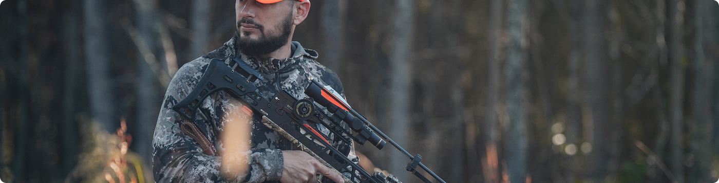 Hunter in field