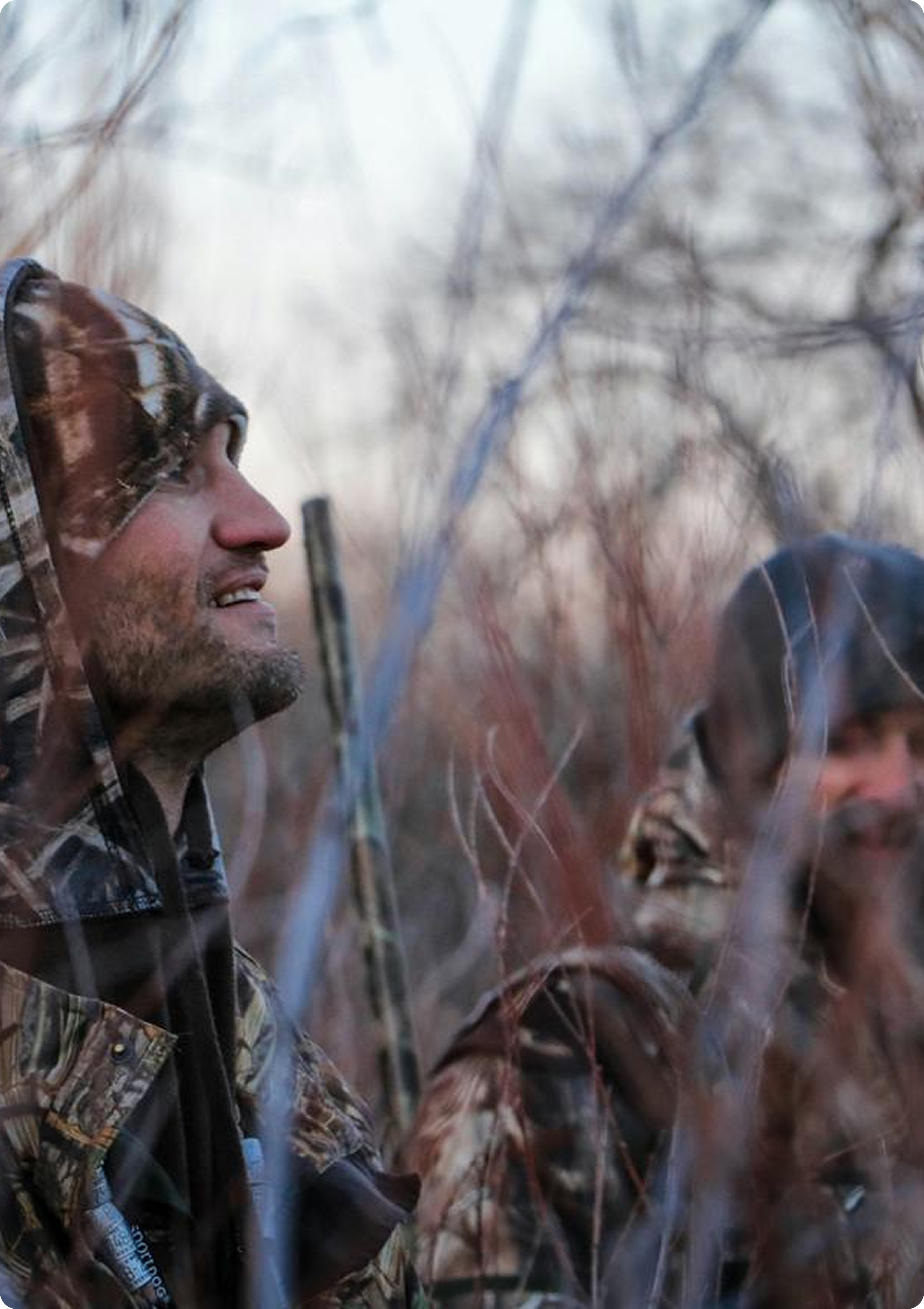 Hunter in field